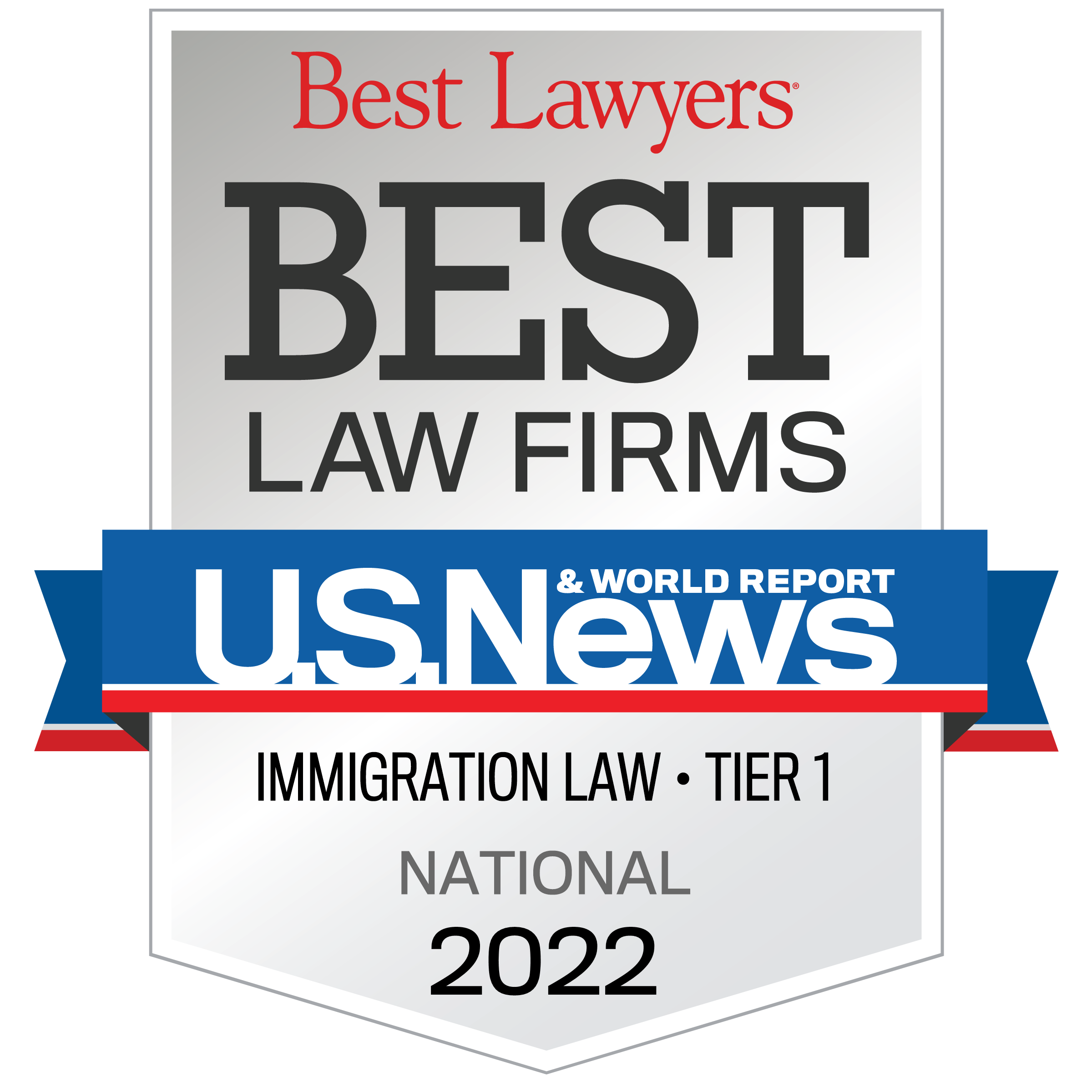 Best Law Firms - National Tier 1 Badge