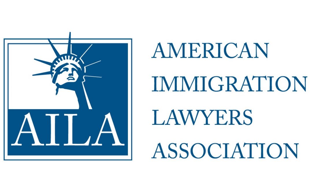 AILA Presents WR Immigration Director of Visa Consulting with Founders Awards