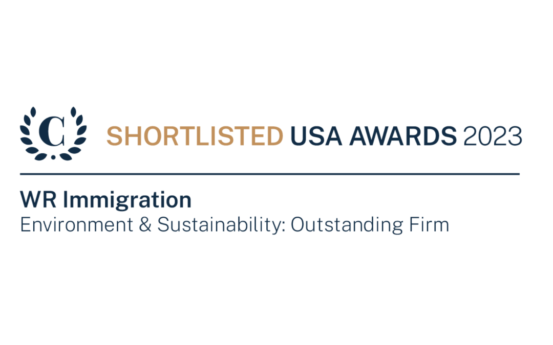 WR Immigration Shortlisted for 2023 Chambers USA D&I Awards