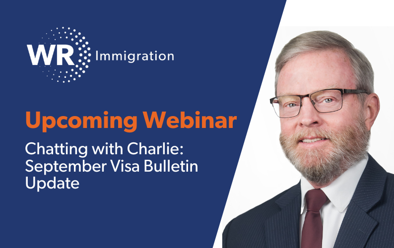 Chatting with Charlie: September 2023 Visa Bulletin Update